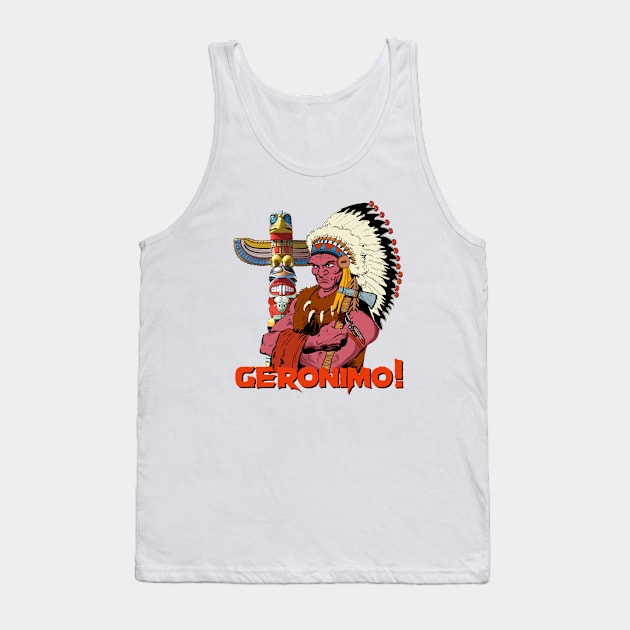 SERIOUS INDIAN CHIEF Tank Top by AlexxElizbar